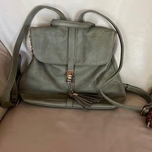 Leather Backpack Purse
